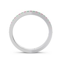 Half Eternity Pave Chandra Band