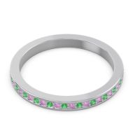 Eternity Pave Rodha Band