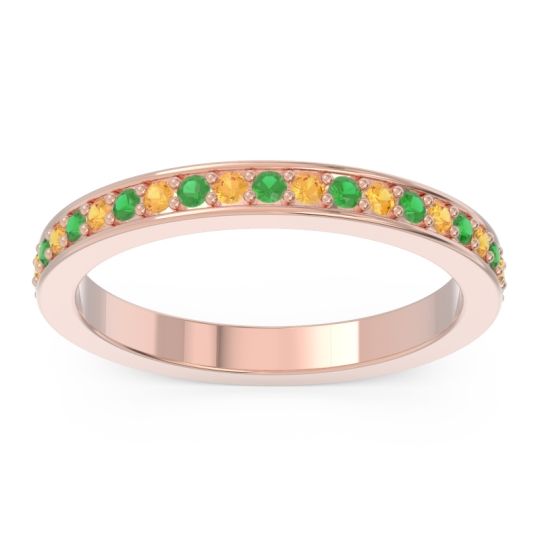 Three Quarter Eternity Pave Guru Band