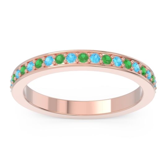 Three Quarter Eternity Pave Guru Band