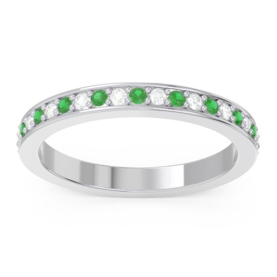 Three Quarter Eternity Pave Guru Band