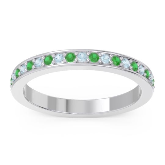 Three Quarter Eternity Pave Guru Band