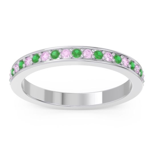 Three Quarter Eternity Pave Guru Band