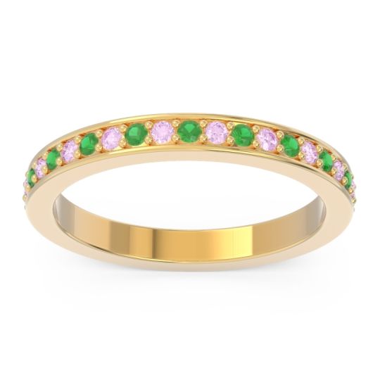 Three Quarter Eternity Pave Guru Band