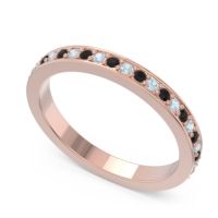 Three Quarter Eternity Pave Guru Band