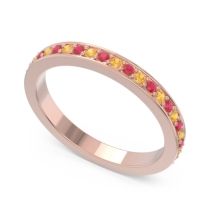 Three Quarter Eternity Pave Guru Band