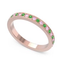 Three Quarter Eternity Pave Guru Band