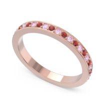 Three Quarter Eternity Pave Guru Band
