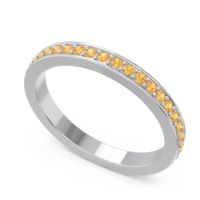 Three Quarter Eternity Pave Guru Band