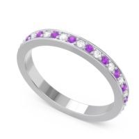 Three Quarter Eternity Pave Guru Band