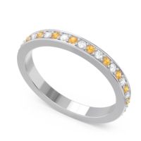 Three Quarter Eternity Pave Guru Band