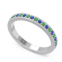 Three Quarter Eternity Pave Guru Band
