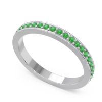 Three Quarter Eternity Pave Guru Band
