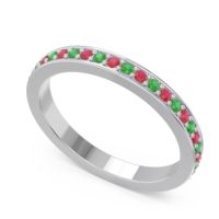 Three Quarter Eternity Pave Guru Band