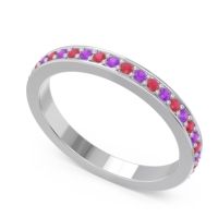 Three Quarter Eternity Pave Guru Band