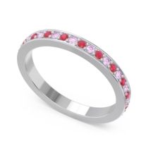 Three Quarter Eternity Pave Guru Band