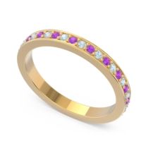 Three Quarter Eternity Pave Guru Band