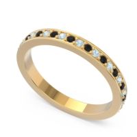 Three Quarter Eternity Pave Guru Band