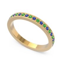 Three Quarter Eternity Pave Guru Band