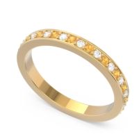 Three Quarter Eternity Pave Guru Band