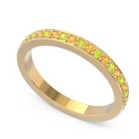 Three Quarter Eternity Pave Guru Band