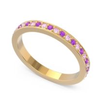 Three Quarter Eternity Pave Guru Band
