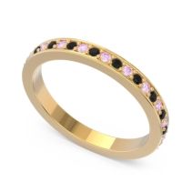 Three Quarter Eternity Pave Guru Band