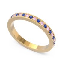 Three Quarter Eternity Pave Guru Band