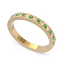 Three Quarter Eternity Pave Guru Band