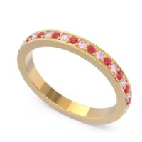 Three Quarter Eternity Pave Guru Band