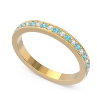 Three Quarter Eternity Pave Guru Band