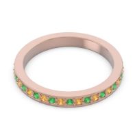 Three Quarter Eternity Pave Guru Band