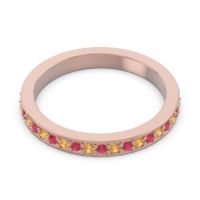 Three Quarter Eternity Pave Guru Band