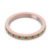 Three Quarter Eternity Pave Guru Band