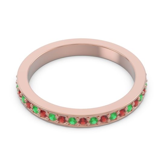 Three Quarter Eternity Pave Guru Band