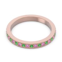 Three Quarter Eternity Pave Guru Band