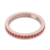 Three Quarter Eternity Pave Guru Band