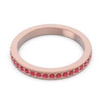 Three Quarter Eternity Pave Guru Band