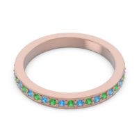 Three Quarter Eternity Pave Guru Band
