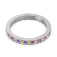 Three Quarter Eternity Pave Guru Band