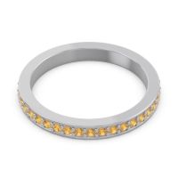 Three Quarter Eternity Pave Guru Band