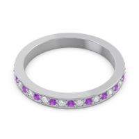 Three Quarter Eternity Pave Guru Band