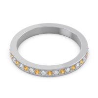 Three Quarter Eternity Pave Guru Band