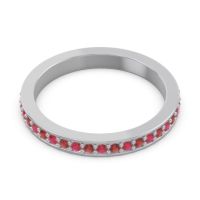 Three Quarter Eternity Pave Guru Band
