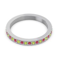Three Quarter Eternity Pave Guru Band
