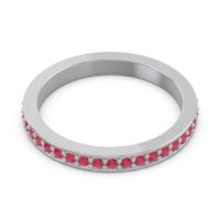 Three Quarter Eternity Pave Guru Band