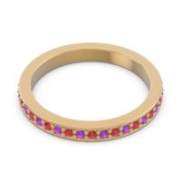 Three Quarter Eternity Pave Guru Band