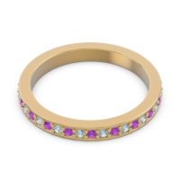 Three Quarter Eternity Pave Guru Band