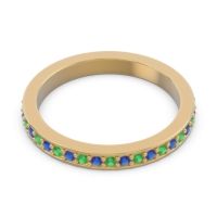 Three Quarter Eternity Pave Guru Band
