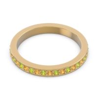 Three Quarter Eternity Pave Guru Band